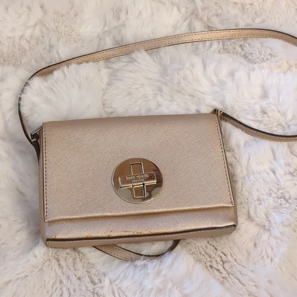 Kate Spade Newbury Lane Sally Crossbody- Rosegold - Picture 1 of 10